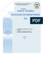 Informe de Visita Estacion So2