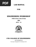 Engineering Workshop-I Lab Manual