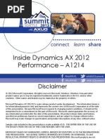 Inside Dynamics AX 2012 Performance - A1214