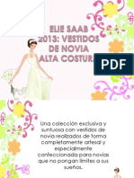 Elie Saab 2013 Vestidos de Novia Alta Costura
