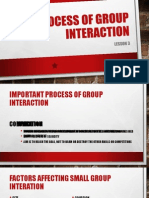 Process of Group Interaction
