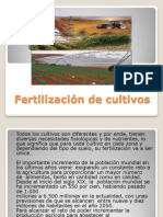 Fertilización de Cultivos