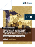 Supply Chain Management Certification: Through Learning