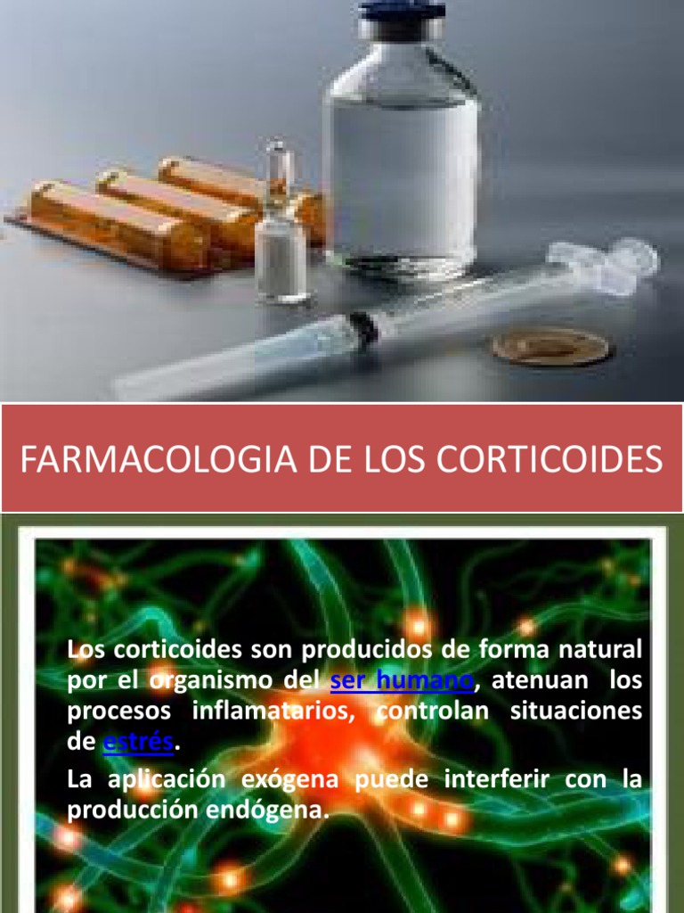 Farmacología de Corticoides Inyectables | PDF | Corticosteroides ...