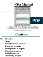 PANDA Manual: Automatic Processing Pipeline for Diffusion MRI Data