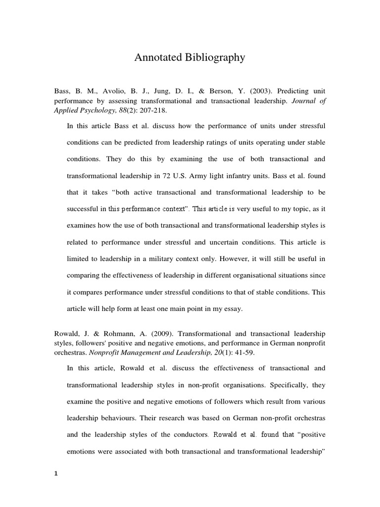 Annotated bibliography example mla image