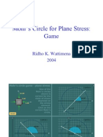 Mohr's Circle For Plane Stress - Game