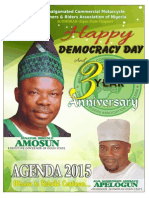 Amosun 3 Years in Office