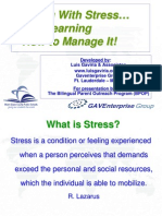Living with Stress and  Learning How to Manage it -L  Gaviria