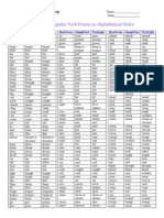 Irregular Verbs