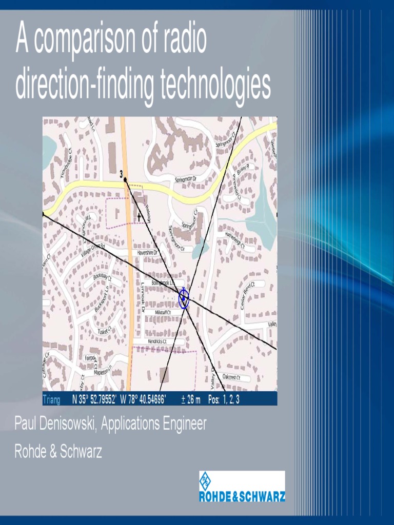 Radio Direction Finding Technology Comparison | PDF