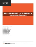 Download MicroTurbinas America Latina  MicroTurbines Latin America rensopiovesaneeicorpus by pnlintrade SN233841566 doc pdf