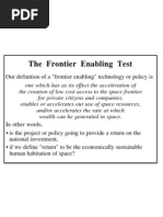 Download Frontier Enabling Test by Space Frontier Foundation SN23384462 doc pdf