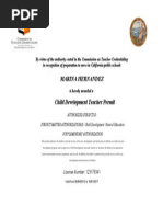 Child Development Permit Matrix 2025 | PDF | Curriculum | Educational ...