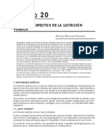 Algunos Aspectos de La Licitación Pública Comadira