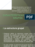 Estructura grupal: roles y factores de conflicto