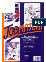 Jobmatch! Card Games For Careers Education (Key Stage 3/4) : Tony Crowley