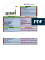 Matrices - Foda - Peyea