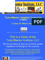 Tutor/Mentor Hospital Connection: A Vision