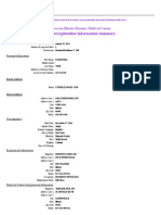 OB PreRegistration Summary