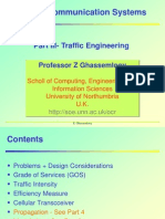 Mobile Communication Systems: Part III-Traffic Engineering