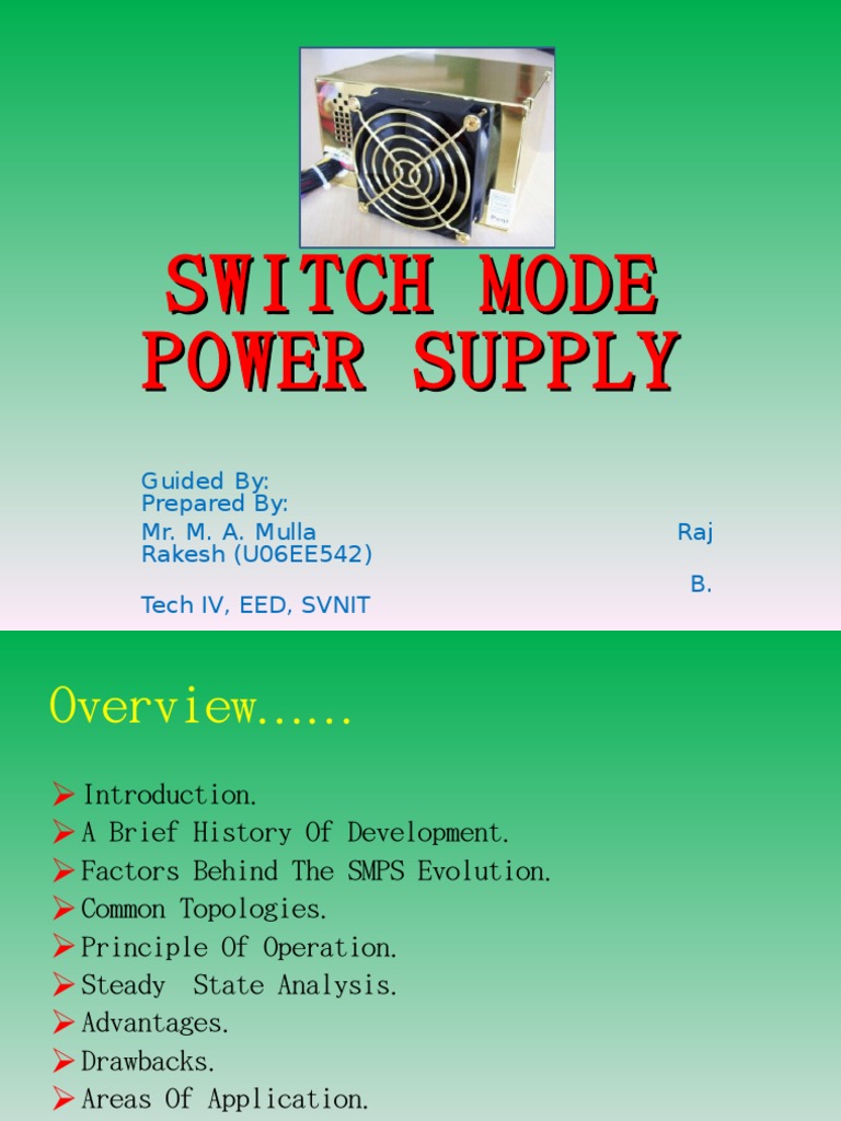 Understanding Switch Mode Power Supplies | PDF | Power Supply | Power ...
