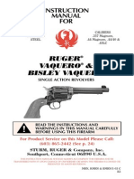 Ruger Vaquero & Bisley Vaquero: Instruction Manual FOR