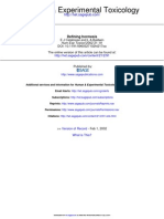 Human & Experimental Toxicology: Defining Hormesis