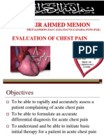 DR Nazir Ahmed Memon: Evaluation of Chest Pain