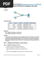 9.1.2.5 Packet Tracer - Using A TFTP Server To Upgrade A Cisco IOS Image Instructions Complete