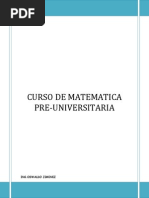 Curso de Matematica Pre-univ.completo