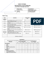 t  tidwell itec 7430 structured field experience log