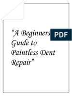 A Beginners Guide To Paintless Dent Repair