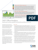 SAS Office Analytics Fact Sheet