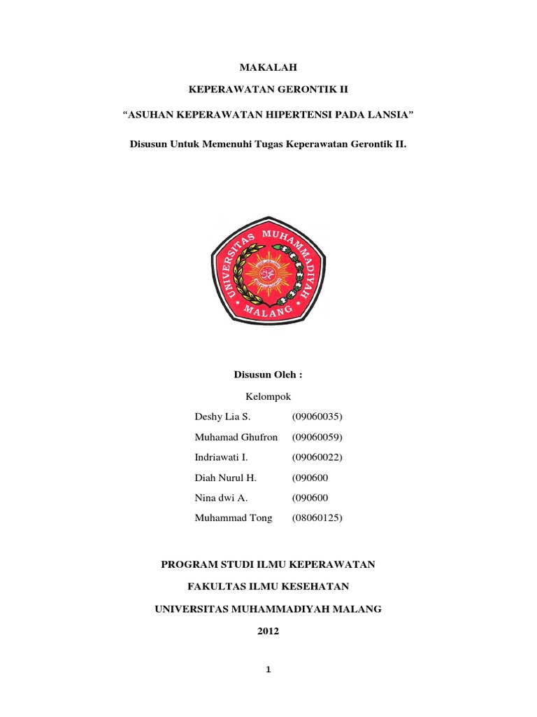 112171509 Makalah Hipertensi Pada Lansia Revisi