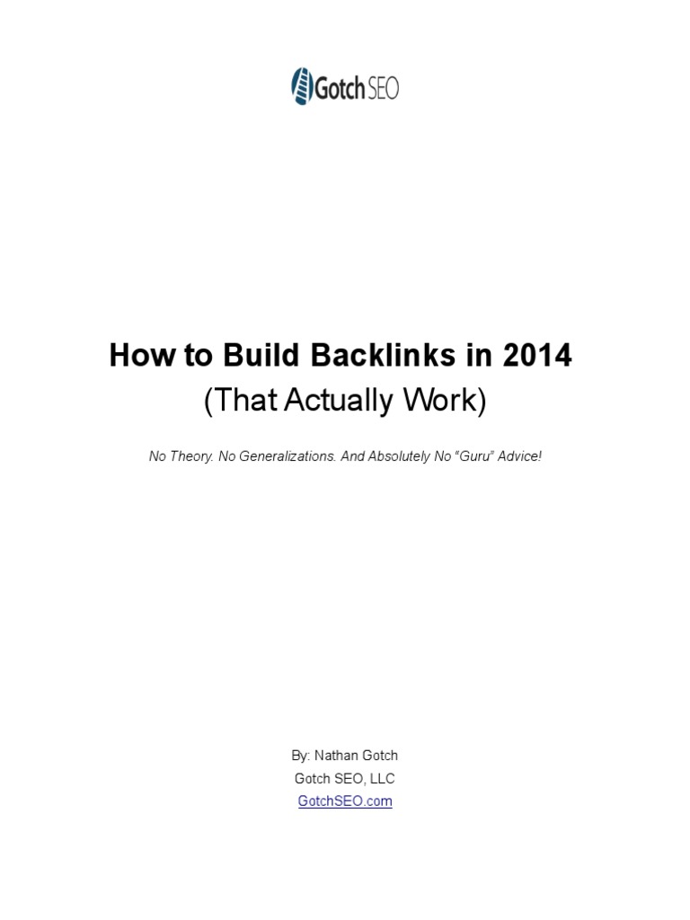 Link Building 2014 Revised | PDF | Business