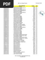 ABB Price Book 521