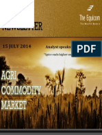 Daily Agri News Letter 15 July 2014