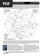 Download January 2015 night sky chart by Powerhouse Museum SN233923827 doc pdf