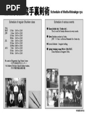 Schedule