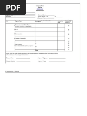 Expense Report