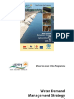 Water Demand Management Strategy and Implementation Plan For Gwalior