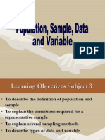 2) Populasi, Sampel, Data, And Variabel