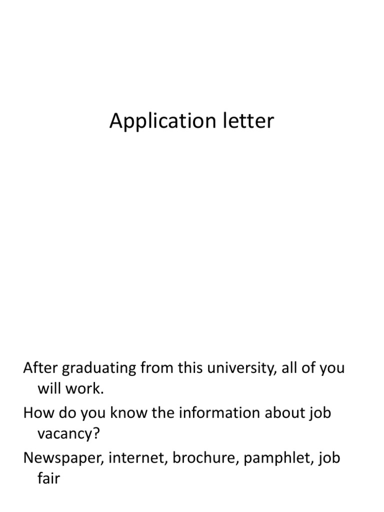 Job Application for Accounting Staff | PDF | Communication | Business