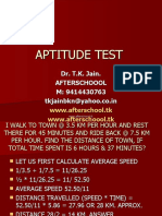 20 June aptitude test