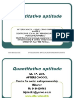 21 July Quantitative aptitude II