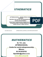 22 July Mathematics