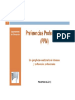 Preferencias Profesionales (Castellano)