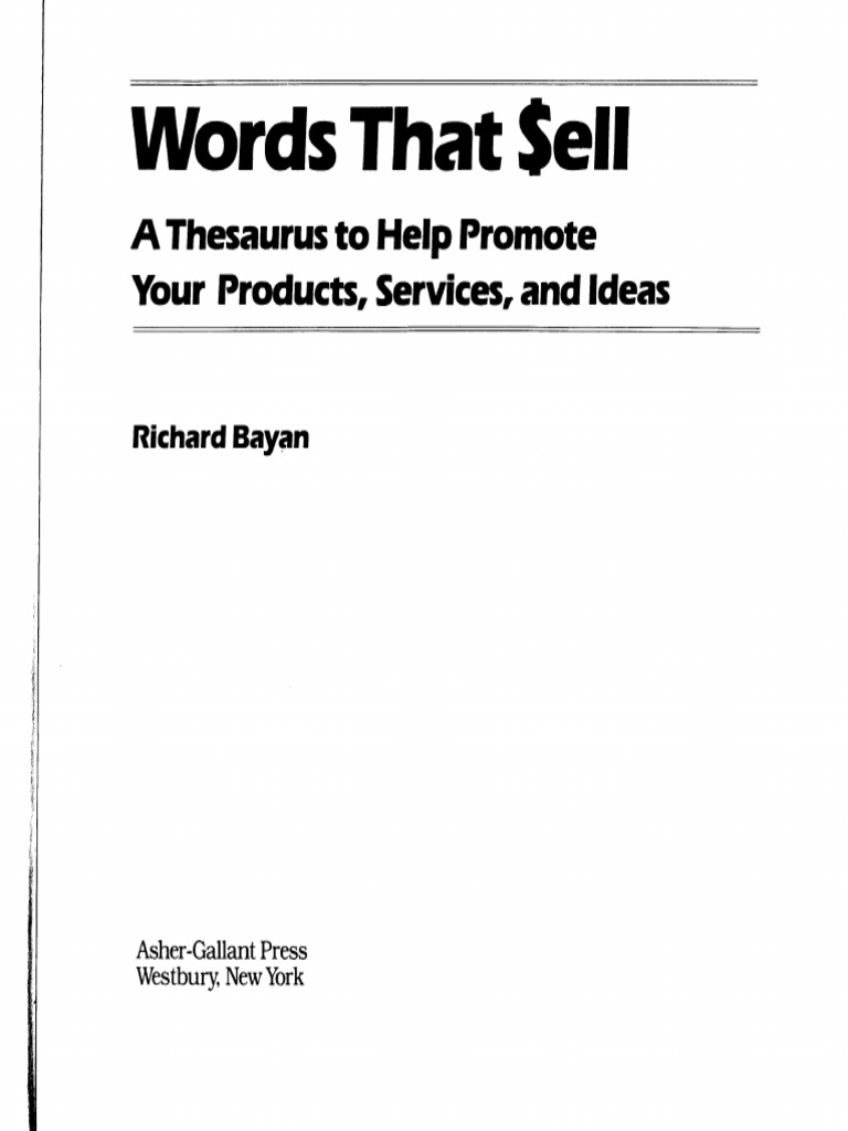 Words That Sell PDF