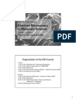 Electron Microscopy in Material Science